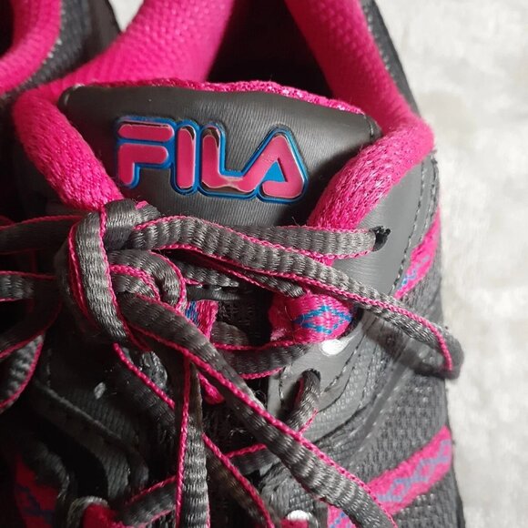 FILA SNEAKERS PINK/GRAY LACE UP ATHLETIC RUNNING SHOES RN 91175~WOMENS SIZE 10 - Picture 5 of 7